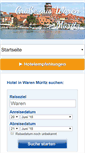 Mobile Screenshot of hotel-waren-mueritz.de